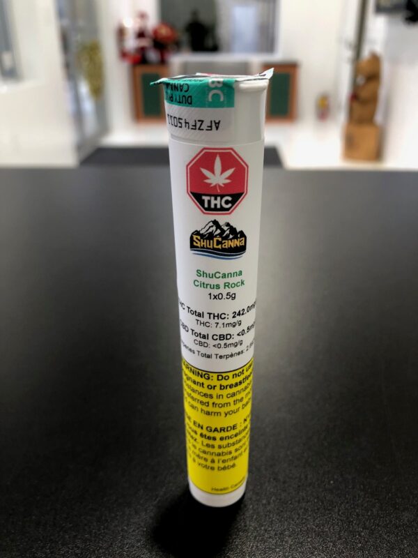 ShuCanna Citrus Rock 1 x 0.5g Sativa