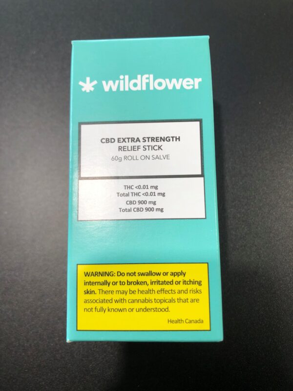 WILDFLOWER - WILDFLOWER CBD EXTRA STRENGTH RELIEF STICK - 60 GRAM