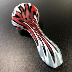 4" GLASS PIPE, BLUE