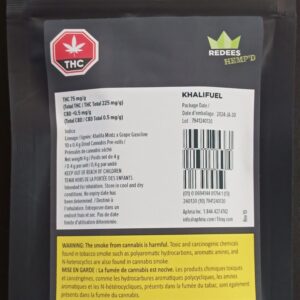 REDECAN - REDEES HEMP'D KHALIFUEL PRE-ROLLS - 4 GRAM