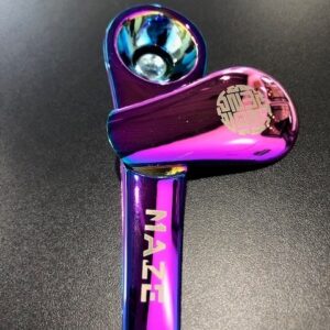 4" MAZE MAGNETIC SLIDER PIPE, GREY
