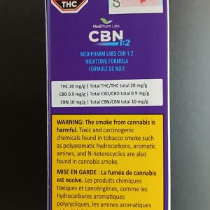 MEDIPHARM LABS - CBN 1:2 NIGHTTIME FORMULA - 28.5 GRAM