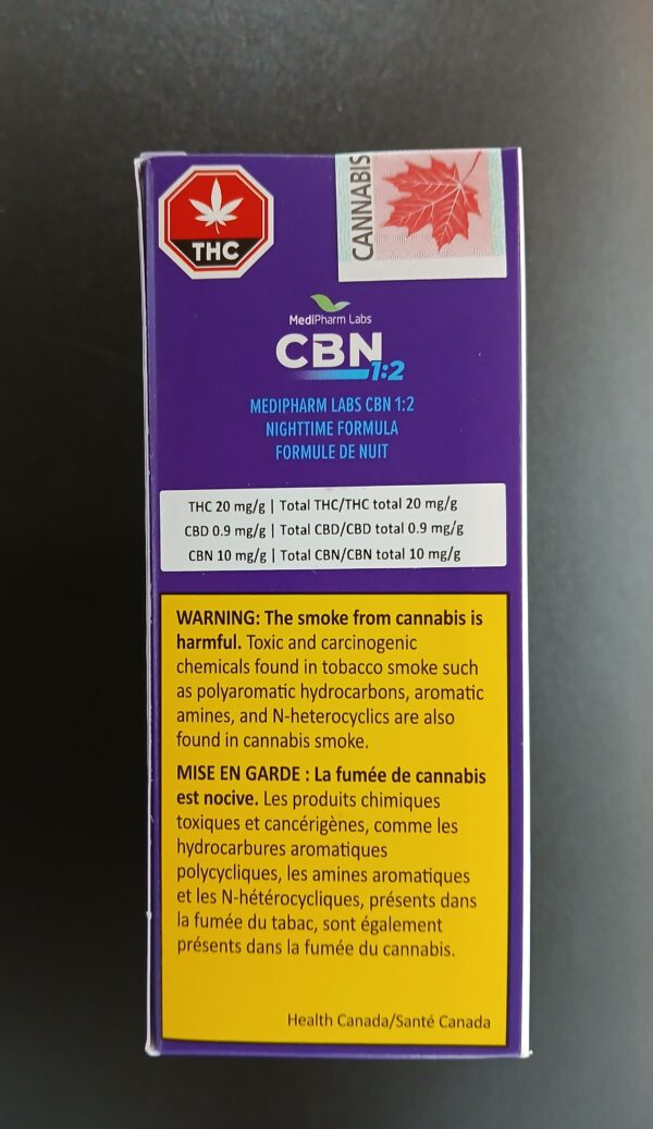 MEDIPHARM LABS - CBN 1:2 NIGHTTIME FORMULA - 28.5 GRAM