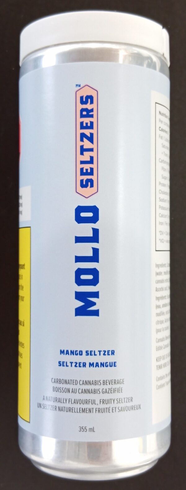 MOLLO - MANGO SELTZER - 355 MILLILITER