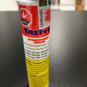 TASTY'S STRAWBERRY INFUSED PR 3 X 0.5G
