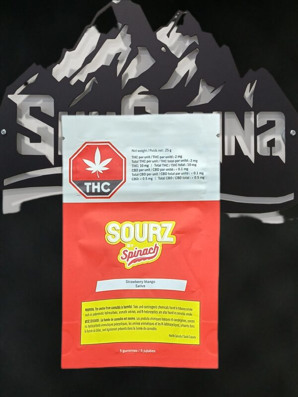 SPINACH - STRAWBERRY MANGO SATIVA SOURZ - 25 GRAM