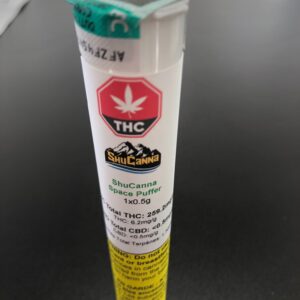 ShuCanna Space Puffer Pre Roll 1 x 0.5