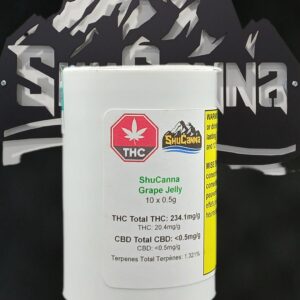 ShuCanna Grape Jelly 10 x 0.50 Pre Rolls