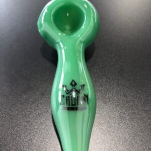 4" JADE GREEN CROWN GLASS CLASSIC PIPE