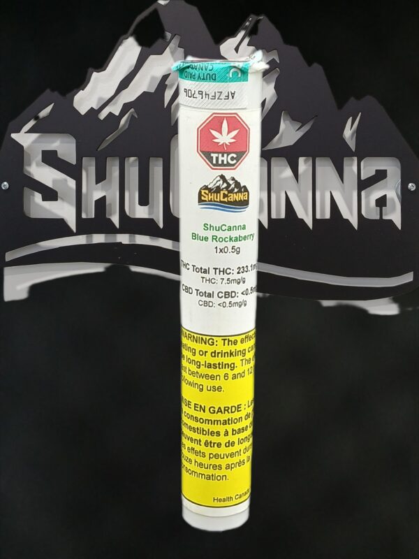 ShuCanna Blue Rockaberry Pre Roll 1 x 0.50