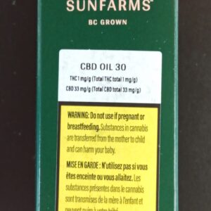 PURE SUNFARMS - CBD OIL 30 - 30 MILLILITER