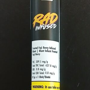 RAD - FROSTED FUJI BERRY INFUSED BLUNT - 0.5 GRAM