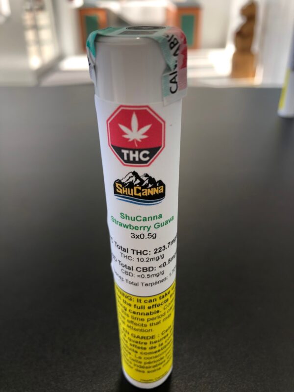 ShuCanna - Strawberry Guava Pre Roll - 3 x 0.5