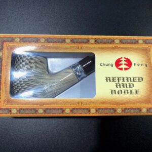 WOOD AND RESIN ENGRAVED PIPE