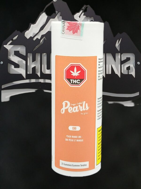 PEARLS BY GRON - PEACH MANGO CBD - 87.5 GRAM