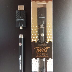 BROWNIE'S SLIM TWIST ADJUSTABLE 510 BATTERY