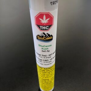 ShuCanna Kush Pre Roll 3 x 0.5