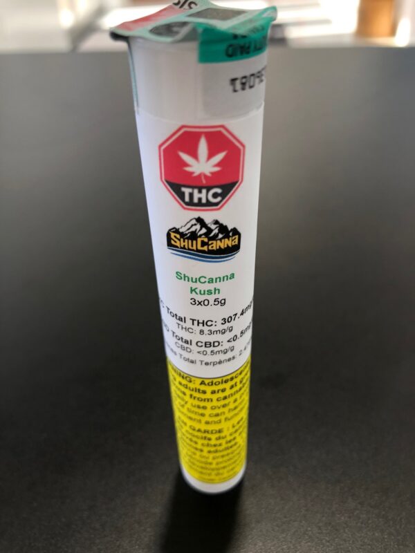 ShuCanna Kush Pre Roll 3 x 0.5