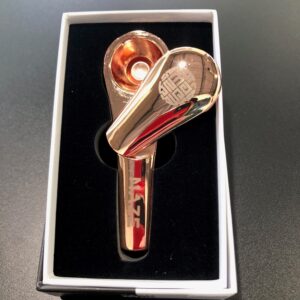 4" ROSE GOLD MAZE MAGNETIC SLIDER PIPE