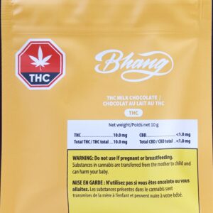 BHANG - MILK CHOCOLATE - 10 GRAM