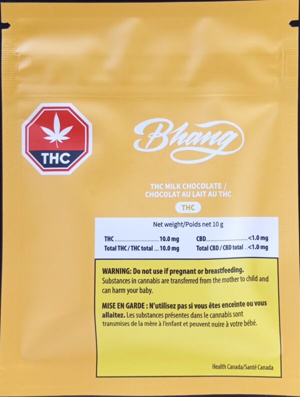 BHANG - MILK CHOCOLATE - 10 GRAM