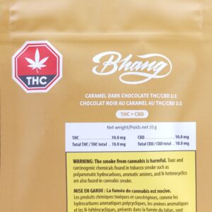 BHANG - CARAMEL CHOCOLATE 1:1 - 10 GRAM