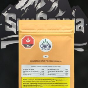 WANA QUICK - ORCHARD PEACH SATIVA GUMMIES - 9 GRAM