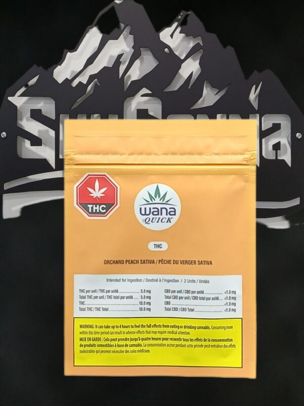 WANA QUICK - ORCHARD PEACH SATIVA GUMMIES - 9 GRAM