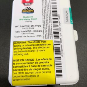 ShuCanna Blackberry Cream Pre Roll 5 x 0.50