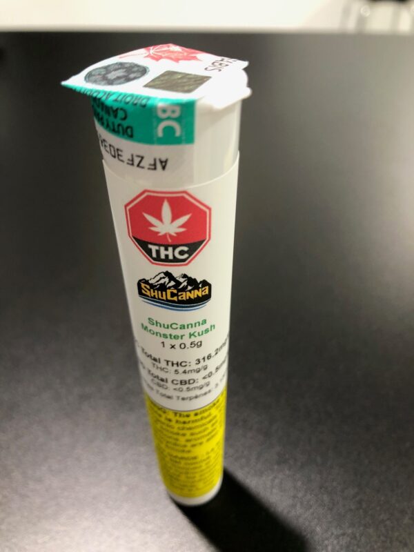 ShuCanna Monster Kush 1 x 0.5  Pre  Roll