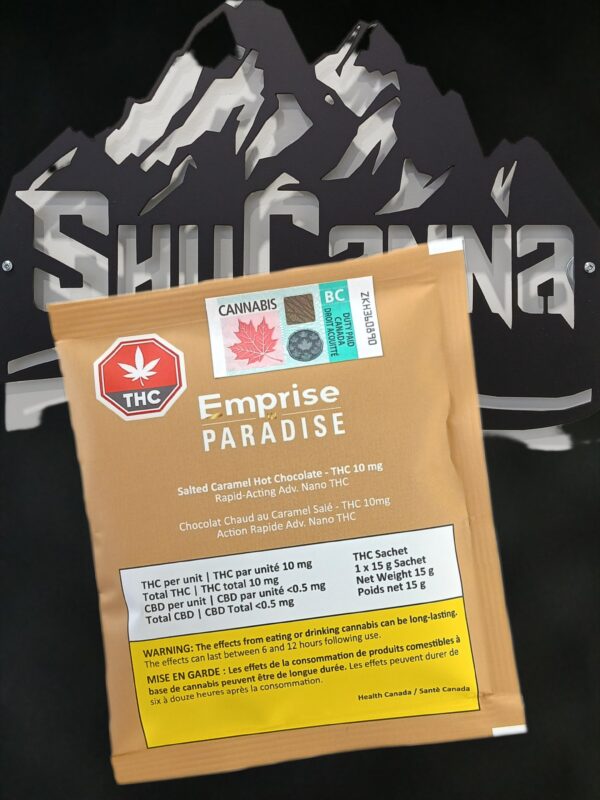 EMPRISE IN PARADISE - SALTED CARAMEL HOT CHOCOLATE THC 10MG - 15 GRAM
