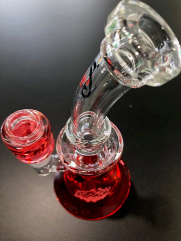 CANNATONIC RED BLIZZARD SERIES FREEZABLE 9" PREMIUM GLASS BONG