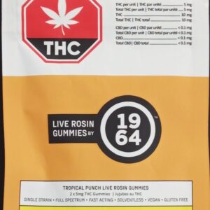 1964 - TROPICAL PUNCH LIVE ROSIN CHEWS - 8.4 GRAM