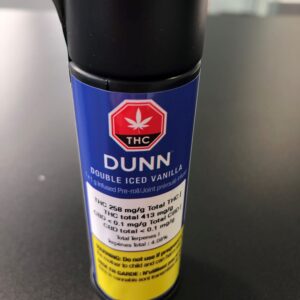 DUNN CANNABIS DOUBLE ICED VANILLA INFUSED PR 1 x 1.0G