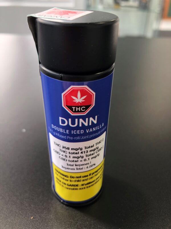 DUNN CANNABIS DOUBLE ICED VANILLA INFUSED PR 1 x 1.0G
