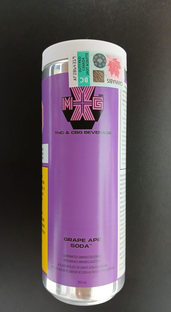 XMG - XMG+ GRAPE APE SODA - 355 MILLILITER