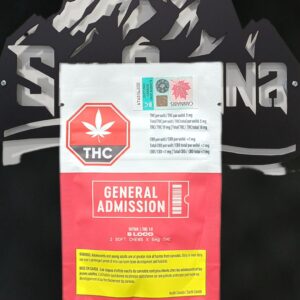 GENERAL ADMISSION - 5 LOCO THC 1.0 SOFT CHEWS - 16 GRAM