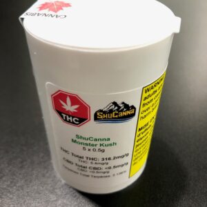 ShuCanna Monster Kush 5 x 0.5  Pre  Roll