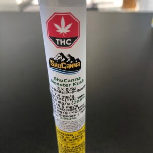 ShuCanna - Monster Kush Pre Roll -  3 x 0.5