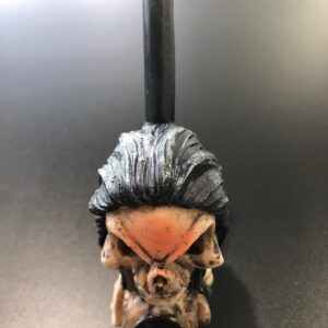 GOLD SKULL POLYRESIN PIPE