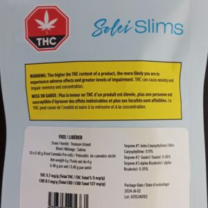 SOLEI SLIMS - FREE PRE-ROLLS - 4 GRAM