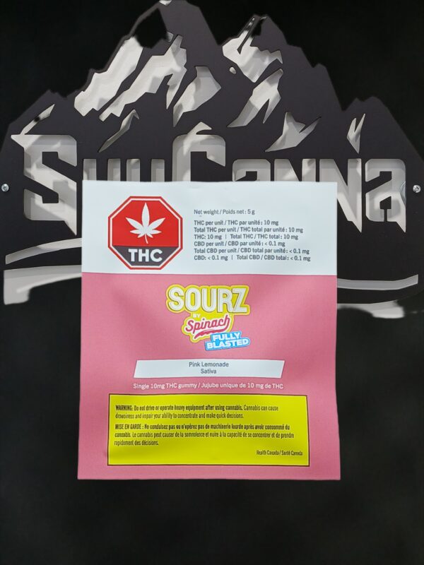 SOURZ BY SPINACH - FULLY BLASTED PINK LEMONADE - 5 GRAM