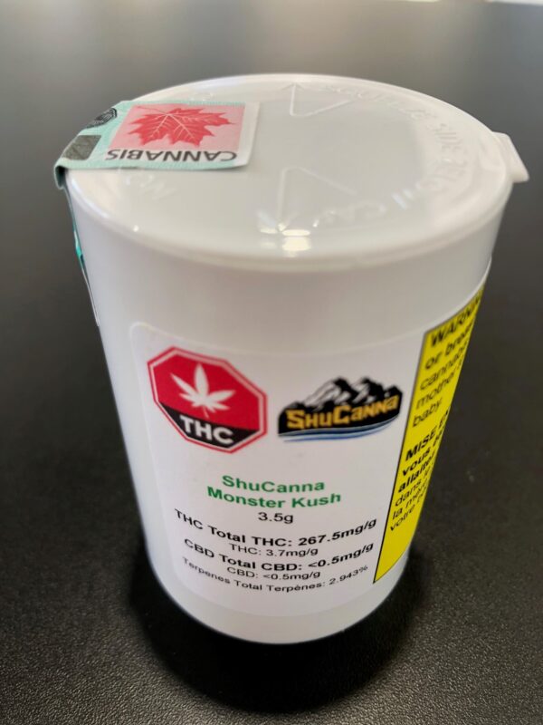 ShuCanna Monster Kush Flower 3.5