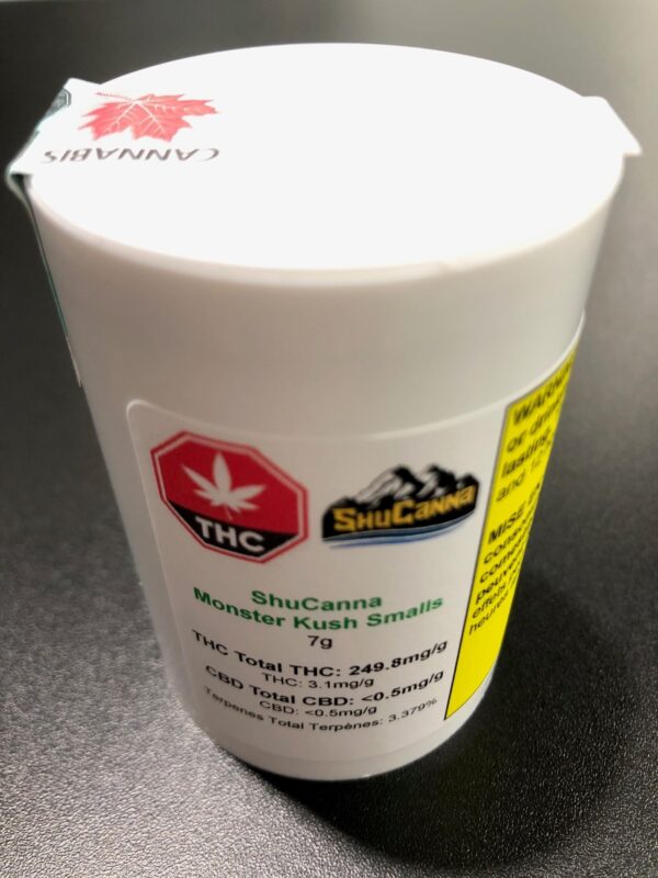 ShuCanna Monster Kush 7.0 Flower SMALLS
