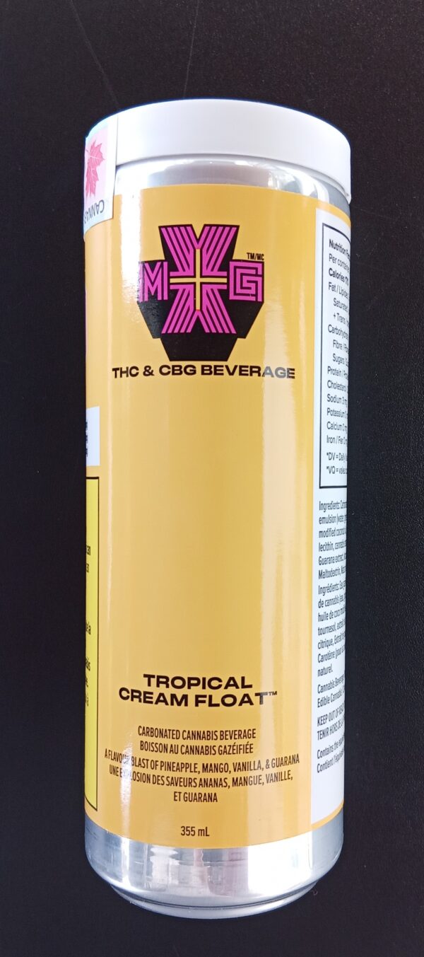 XMG+ - XMG+ TROPICAL CREAM FLOAT DRINK (10MG THC & CBG) - 355 MILLILITER