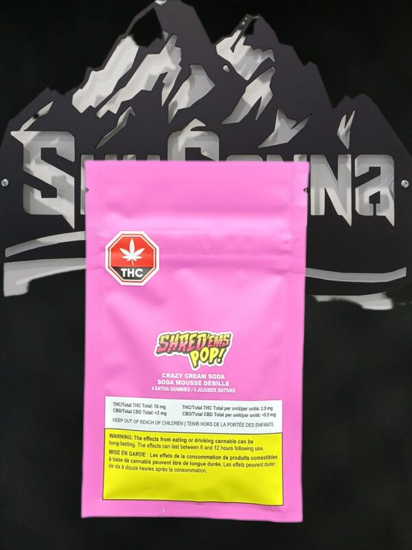 SHRED'EMS POP! - CRAZY CREAM SODA GUMMIES - 18 GRAM