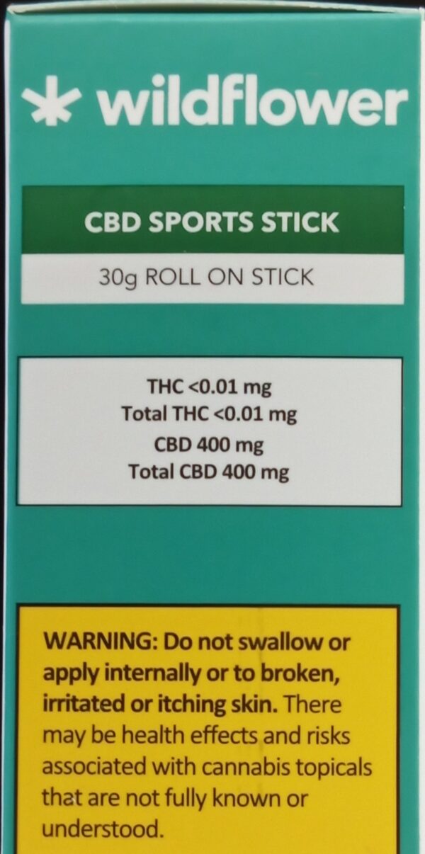 WILDFLOWER - CBD SPORT STICK - 30 GRAM