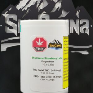 ShuCanna Strawberry Latte Dogwalkers 10 x 0.35