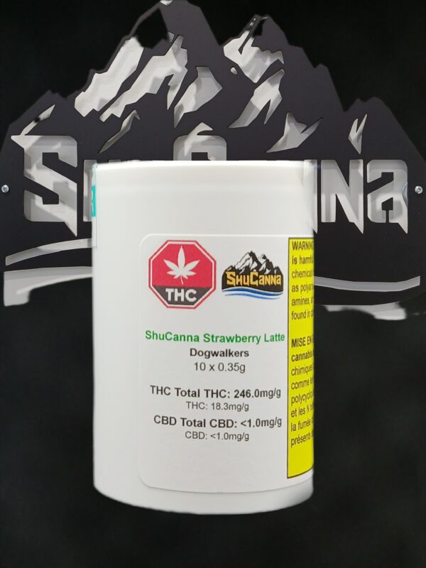 ShuCanna Strawberry Latte Dogwalkers 10 x 0.35