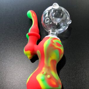 RED MINI SILICONE BUBBLER